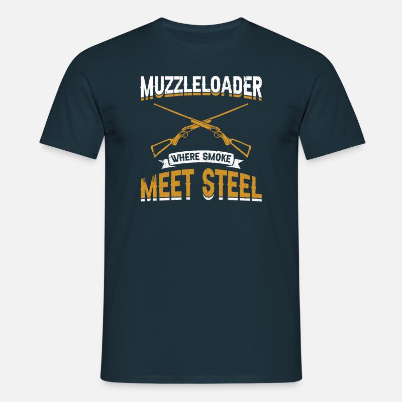 Vorderlader Muzzleloader Muzzle Loading - Men's T-Shirt - navy
