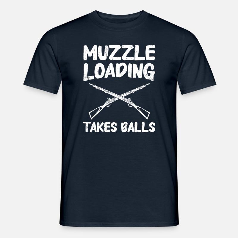 Vorderlader Muzzleloader Muzzle Loading - Men's T-Shirt - navy