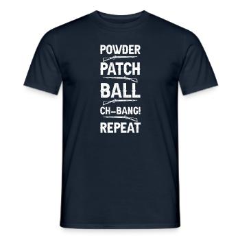 Vorderlader Muzzleloader Muzzle Loading - Men's T-Shirt - navy - Front - AI Model Male 178 light (178cm)