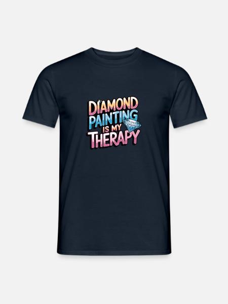 Diamond Painting Diamond Painter - Men's T-Shirt - navy