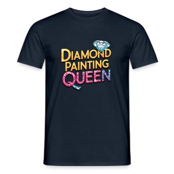 Diamond Painting Diamond Painter - Männer T-Shirt - Navy - Vorne - AI Model Male 178 light (178cm)