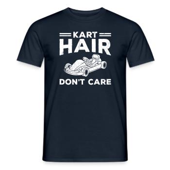 Go Kart Kart Driver Go Kart Racing - Men's T-Shirt - navy - Front - AI Model Male 178 light (178cm)