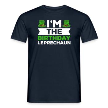 Happy St. Patrick's Day Kleeblätter - Männer T-Shirt - Navy - Vorne - AI Model Male 178 light (178cm)