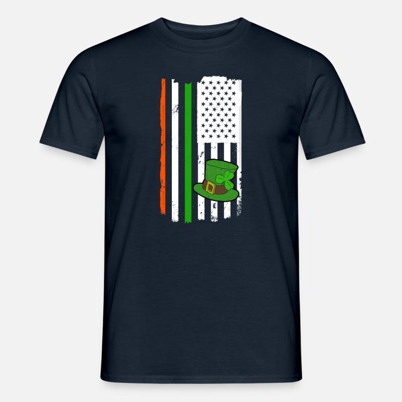 Joyeux Trèfle de la Saint-Patrick - T-shirt homme - marine