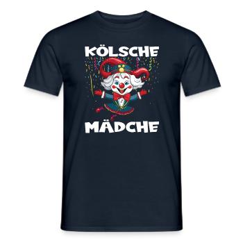 Karneval Kostüm Fasching Fastnacht - Männer T-Shirt - Navy - Vorne - AI Model Male 178 light (178cm)