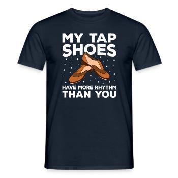 Tap Dance Tap Dancing Tap Dancer - Men's T-Shirt - navy - Front - AI Model Male 178 light (178cm)