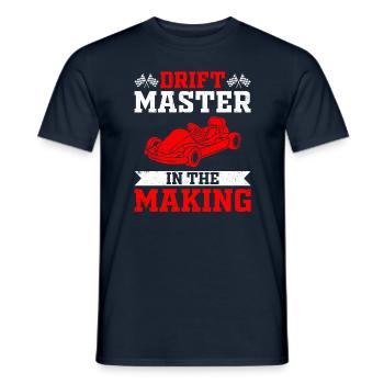 Go Kart Kart Driver Go Kart Racing - Men's T-Shirt - navy - Front - AI Model Male 178 light (178cm)