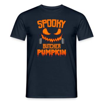 Halloween Butcher Halloween Butcher - Men's T-Shirt - navy - Front - AI Model Male 178 light (178cm)