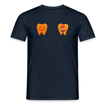 Dentiste Halloween assistant dentaire - T-shirt homme - marine - Devant - AI Model Male 178 light (178cm)