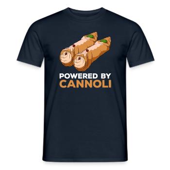 Cannoli Cannolo - Men's T-Shirt - navy - Front - AI Model Male 178 light (178cm)