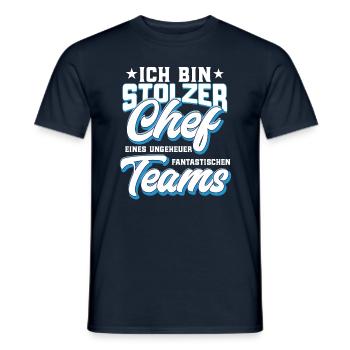 Cadeau pour le patron - T-shirt homme - marine - Devant - AI Model Male 178 light (178cm)