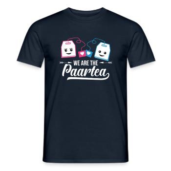 Look partenaire, couple - T-shirt homme - marine - Devant - AI Model Male 178 light (178cm)