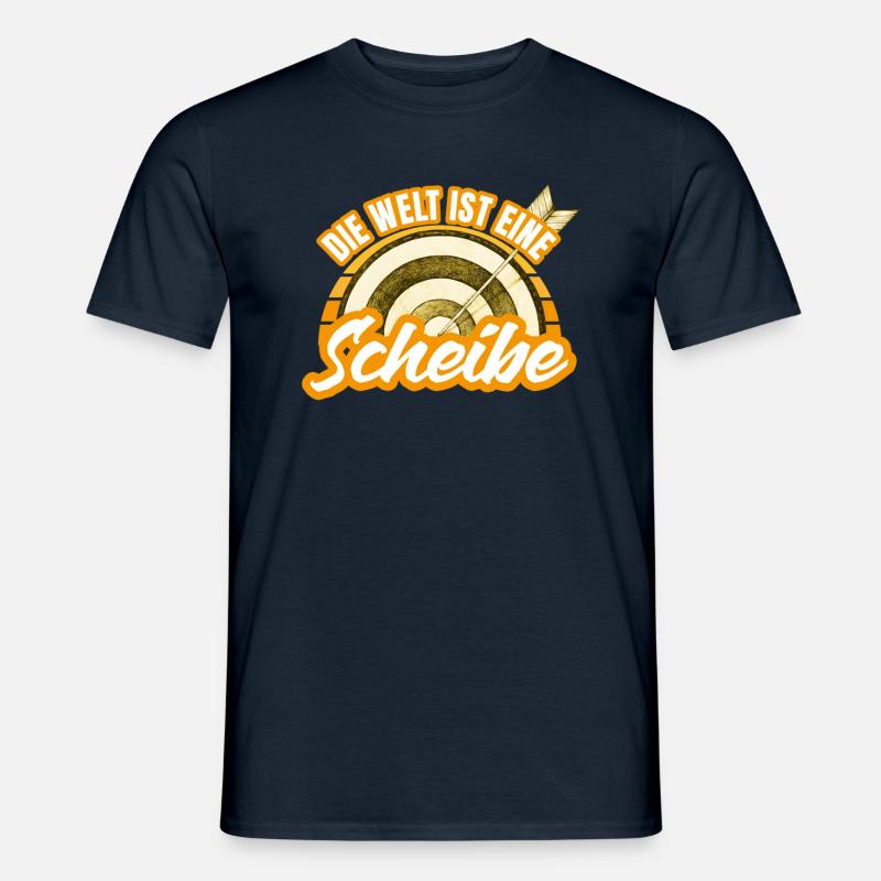 Spruch Bogenschiessen Bogenschütze - Männer T-Shirt - Navy
