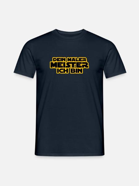 Geschenk Meister 2021 Malermeister Maler - Männer T-Shirt - Navy