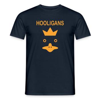 Gans Gänse Goose - Männer T-Shirt - Navy - Vorne - AI Model Male 178 light (178cm)