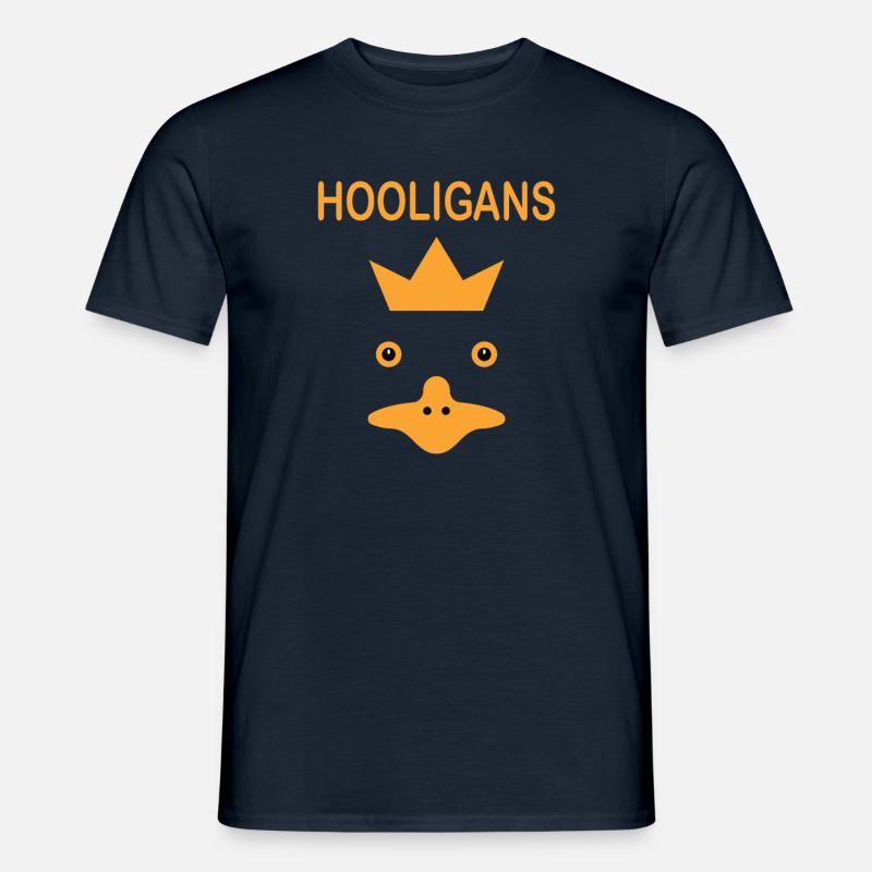 Gans Gänse Goose - Männer T-Shirt - Navy