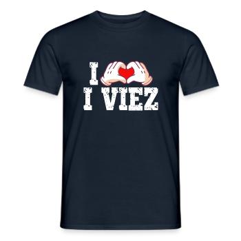 J'aime Viez - T-shirt homme - marine - Devant - AI Model Male 178 light (178cm)