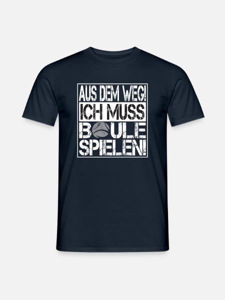 Boules Petanque - Männer T-Shirt - Navy