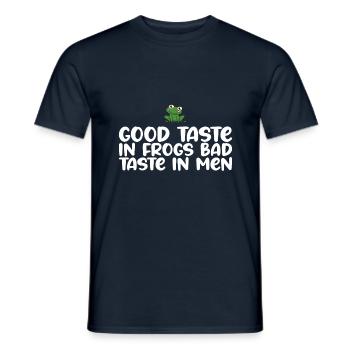 Goût Grenouille Mauvais goût chez les hommes - T-shirt homme - marine - Devant - AI Model Male 178 light (178cm)