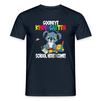 Kindergarten Back to school Enrolment - Men's T-Shirt - navy - Front - AI Model Male 178 light (178cm)