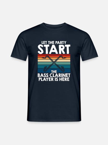 Bass Clarinet Bass Clarinet - Men's T-Shirt - navy