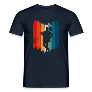 Chimney Sweep Retro Chimney Sweep - Men's T-Shirt - navy - Front - AI Model Male 178 light (178cm)