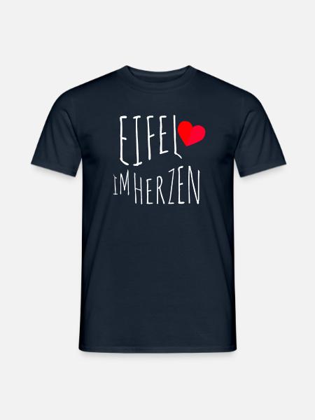 Eifel im Herzen - Männer T-Shirt - Navy