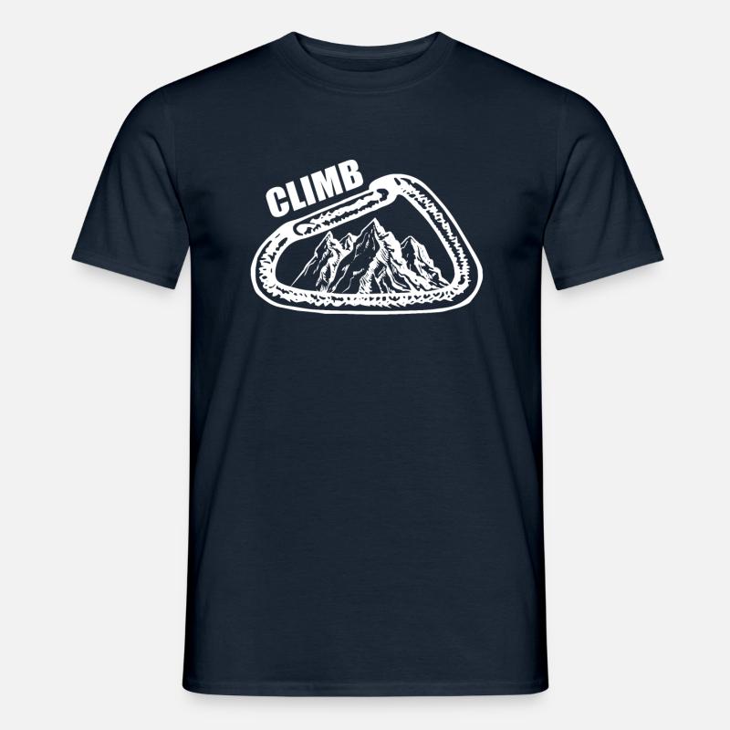 Climb - Männer T-Shirt - Navy