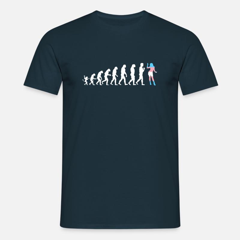Transgender evolution - Men's T-Shirt - navy
