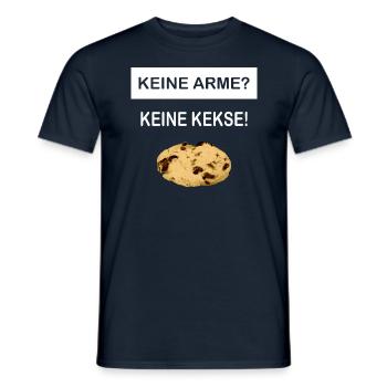 Pas de bras Pas de biscuits - T-shirt homme - marine - Devant - AI Model Male 178 light (178cm)