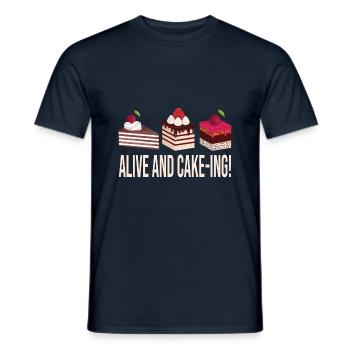 Boulanger Confiseur - T-shirt homme - marine - Devant - AI Model Male 178 light (178cm)