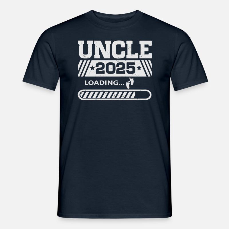 Onkel 2025 loading - Männer T-Shirt - Navy