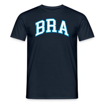 Soutien-gorge - T-shirt homme - marine - Devant - AI Model Male 178 light (178cm)