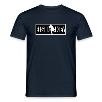 Eishockey - Eishockey TShirt - Männer T-Shirt - Navy - Vorne - AI Model Male 178 light (178cm)