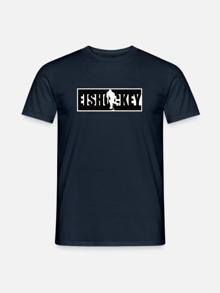 Eishockey - Eishockey TShirt - Männer T-Shirt - Navy
