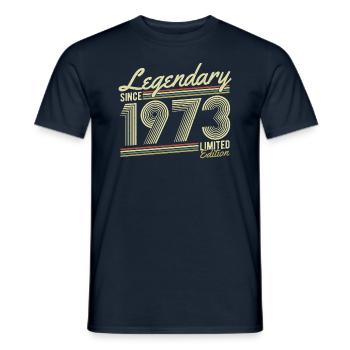 Legendary since 1973 - Men's T-Shirt - navy - Front - AI Model Male 178 light (178cm)