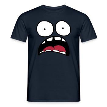 Oh mon dieu! Comique - T-shirt homme - marine - Devant - AI Model Male 178 light (178cm)