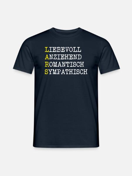 Positive Eigenschaften Lars - Männer T-Shirt - Navy