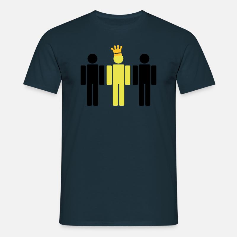 der König 3c - Männer T-Shirt - Navy