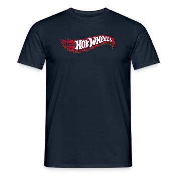 Hot Wheels Logo Des Alternatives - T-shirt homme - marine - Devant - AI Model Male 178 light (178cm)