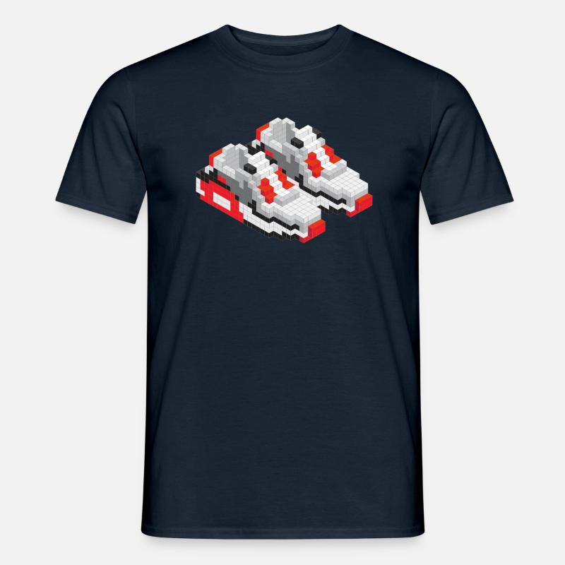 PIXEL AIR MAX - Männer T-Shirt - Navy
