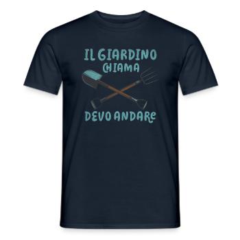 Il Giardino Chiama - Männer T-Shirt - Navy - Vorne - AI Model Male 178 light (178cm)