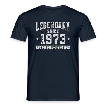 Legendary since 1973 - Men's T-Shirt - navy - Front - AI Model Male 178 light (178cm)