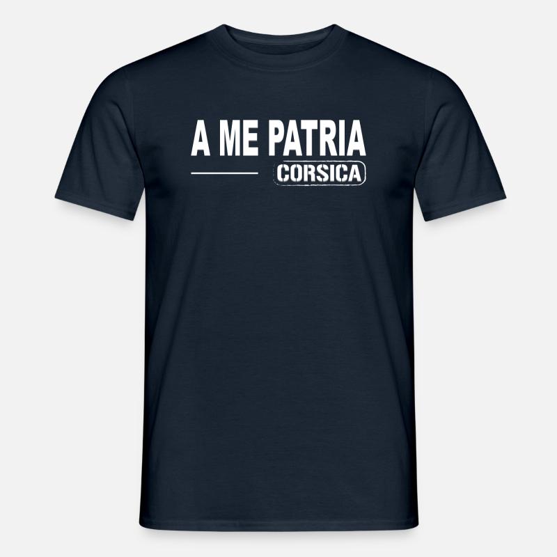 Korsisch - Männer T-Shirt - Navy