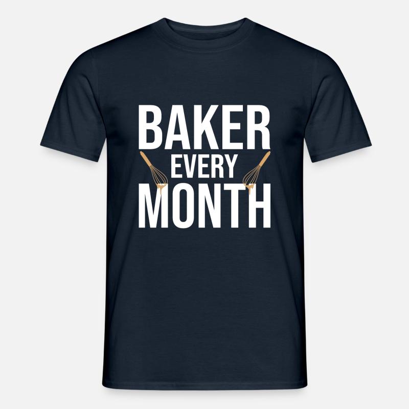 Bäcker - Männer T-Shirt - Navy