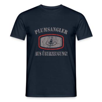 Pêche - T-shirt homme - marine - Devant - AI Model Male 178 light (178cm)