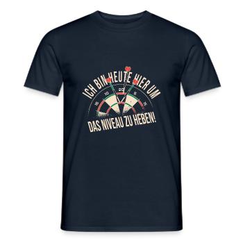 Dart - Männer T-Shirt - Navy - Vorne - AI Model Male 178 light (178cm)