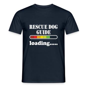 Rettungshund - Männer T-Shirt - Navy - Vorne - AI Model Male 178 light (178cm)