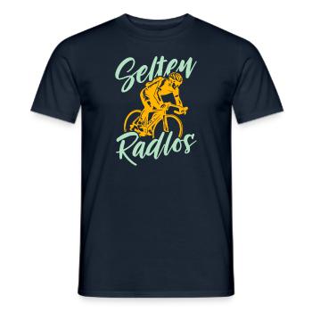 Coole Fahrrad und Mountainbike Geschenke MTB - Männer T-Shirt - Navy - Vorne - AI Model Male 178 light (178cm)