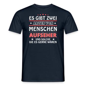 Overseer Gift - Two Types of... Design - Men's T-Shirt - navy - Front - AI Model Male 178 light (178cm)